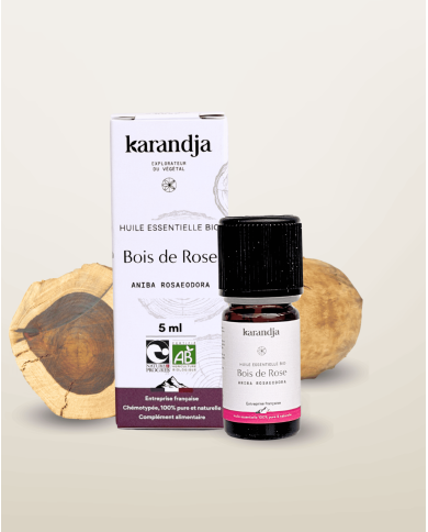 Huile essentielle bio BOIS DE ROSE