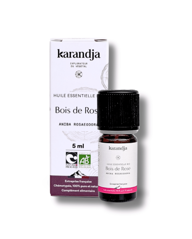 Huile essentielle bio BOIS DE ROSE
