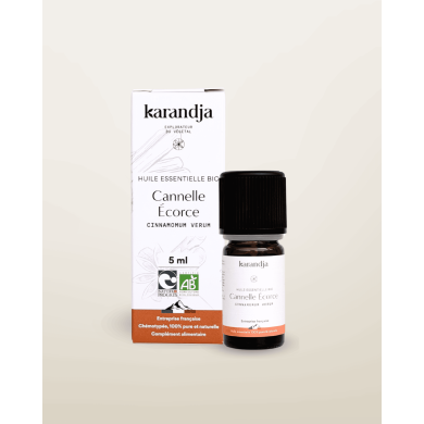 Huile essentielle bio CANNELLE ÉCORCE (cannelle de Ceylan)